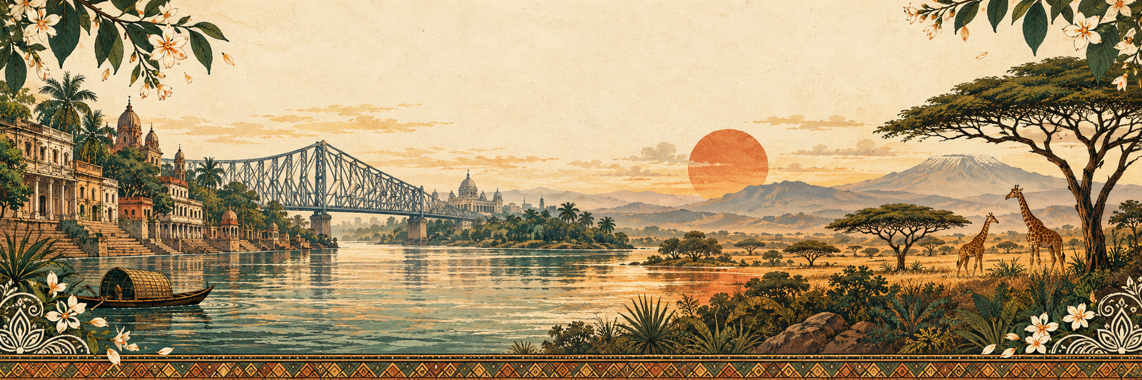 Bengal riverside meets Kenyan savannah